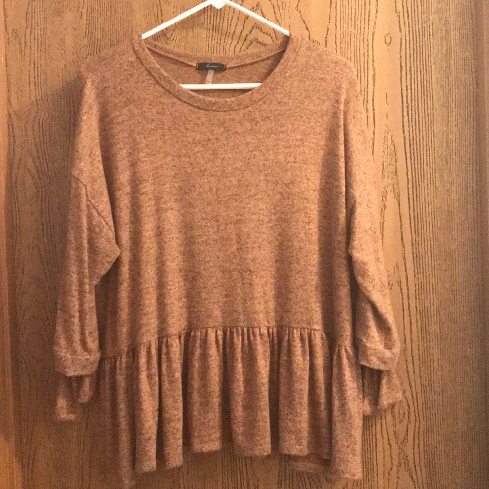 Tan blouse